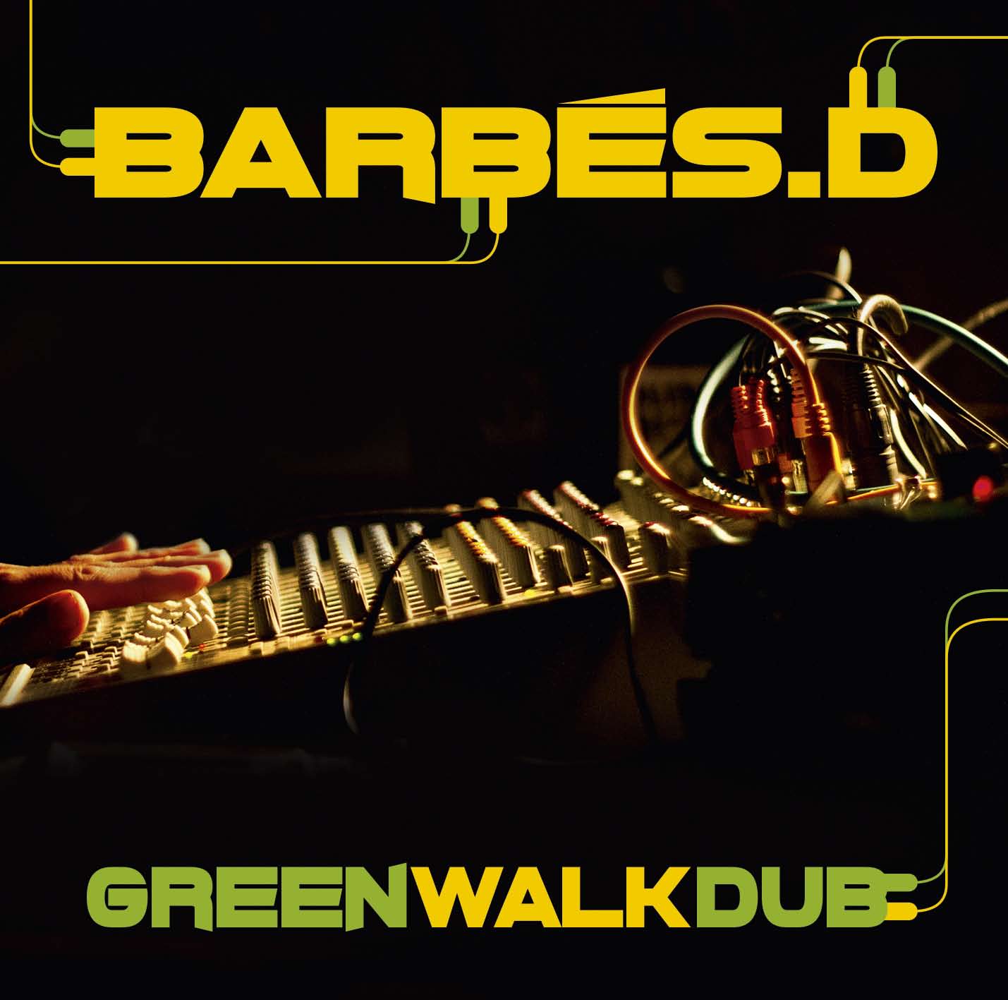 pochette-cover-artiste-Barbes D-album-Green Walk Dub