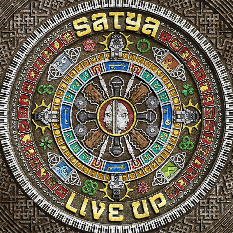 photo chronique Reggae album Live Up de Satya